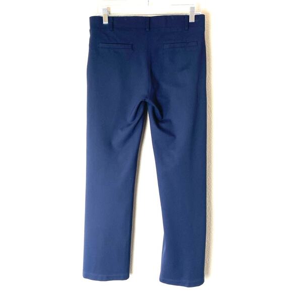 Betabrand Dress Pant Yoga Pants Bootcut Size Medium Petite Short Navy Blue - Picture 3 of 5